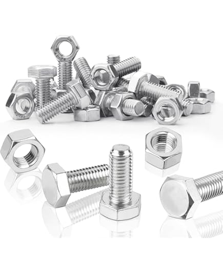 Viti A Testa Esagonale M5x10mm - Acciaio Inox A2, 20 Pezzi DIN 933/ISO 4017