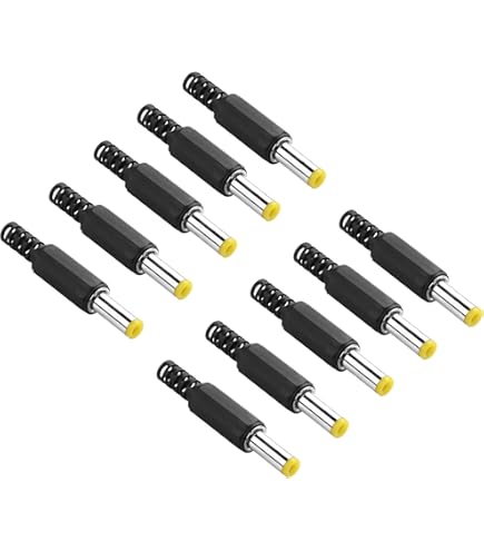 Lot De 5 Connecteurs De Prise Jack D'alimentation CC 12 V Mâle Femelle 2,1 X 5,5 Mm 2,5 X 5,5 Mm (5,5 X 2,1 Mâle