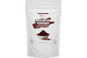 mGanna 100% Natural Manjistha/Madder Root Powder/Rubia Cordifolia 227 GMS / 0.5 LBS for Skin & Health Care