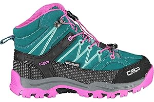 CMP Kids Rigel Mid hiking boot Buty trekkingowe i trekkingowe Uniseks - dzieci, Lake Pink Fluo, 39 EU