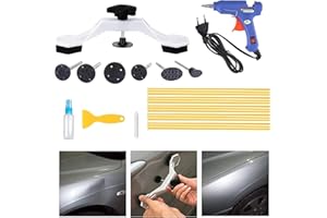 Outils Débosselage Carrosserie,Kit de Réparation de Dent de Carrosserie avec Bâtons de Colle et Pistolet à Colle pour Réparer Bosses Carrosseries et Portes Voiture Ainsi Bosses Réfrigérateur