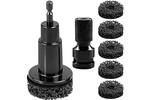 HhBdy hjulnavrengöring, hjulnav rengöringsset innehåller 5 distanser hjulnav borste 11 cm x 5 cm, hjulnav rengöring ergonomisk design för att avlägsna smuts rost bromsdamm och oljefläckar