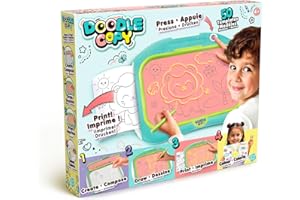 Canal Toys - Tablette Enfant Doodle Copy pour Imprimer Ses Dessins - Compose, Dessine, Imprime et Colorie - Cadeau Enfant 4 Ans + - Loisirs Créatif- 50 Modèles - Tablette Dessin - LIT 004