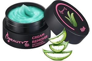 Cream Removedor para Extensiones de Pestañas 5g, Aloe Ligero Sabor, Removedor de Adhesivos para Pestañas Pelo a Pelo Beauty7