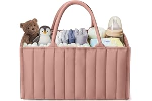 HAGOT Pojemnik na pieluchy, organizer na pieluchy dla niemowląt, składany organizer do torby z przegródkami, torba na chusteczki dla mamy