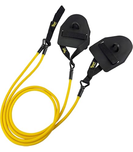 Finis Slide Dryland Trainer – Widerstandsbänder Mit Drehenden Griffen Für Schwimm- & Krafttraining An Land