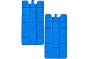 PENDEFORD HOUSEWARES Set Of 2 Ice Block Feezer Blocks Lasts up to 14 Hours For Picnic Boxes Coolant That Stays Frozen for Longer (2 x 200ml)