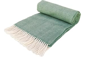SYNYEY Tweedmill Tapis pour genoux en pure laine vierge Vert d'eau