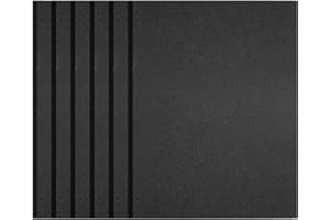 Rebanky Samoprzylepne płyty piankowe EVA, 30 x 20 x 1,3 cm, samoprzylepne płyty z gumy piankowej, amortyzująca uderzenia płyta piankowa z samoprzylepnym spodem, antypoślizgowa, odporna na wilgoć, 6