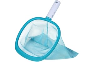 BAYROL Mini Pool&Spa Laubkescher - 25 cm Kescher zum Aufsammeln von Laub & Schmutz auf der Wasseroberfläche & dem Beckenboden - mit allen handelsüblichen Teleskopstangen kompatibel