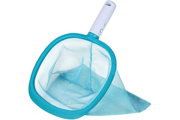 BAYROL Mini Pool&Spa Epuisette 25 cm pour Nettoyer Fond du Bassin et Surface de l'eau - Extensible avec Manche télescopique - Idéal pour Piscine Hors Sol, Tubulaire, Spa Gonflable