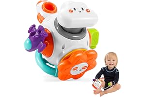 GENERIC Montessori Busy Cube Toys for Kids: 1-2 Years Old Boys Girls Gifts Baby Sensory Toy Educational Travel Toy for 12-18-24-36 Months Babies 1st Birthday Gift for Boy Activities Board Toddler Learning Toy