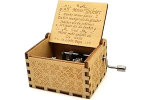 Micteney Vater zu Tochter spieluhr deutsch,Tochter spieluhr deutsch,You Are My Sunshine spieluhr Tochter deutsch,Tochter Geschenk von Papa(Vater zur Tochter)