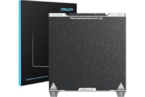 Creality Official K1C Build Plate 235x235mm Textured PEI Sheet with Nozzle Cleaner Flexible Spring Steel Magnetic Platform Plate for K1/K1C/K1 SE/Ender 3/3 V2/3 V3/3 V3 KE/3 V3 SE/3 Neo/3 V2 Neo