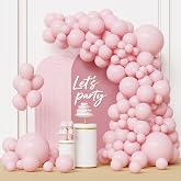 Pastel Pink Balloons, 105pc Kit Arch Garland Balloons Birthday Girl Wedding | Pink Balloons Macaron Light Baby Birthday Baby