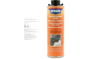 presto 690211 Cera Protettiva sottoscocca Nero 1000 ml