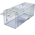 REPTI ZOO Collapsible Humane Live Animal Trap Perfect for Raccoons, Stray Cats, Model: SMALL Amazing effect Use it safely, don't hurt animals and help stray cats go home