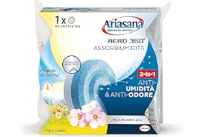 Ariasana 2091843 Aero 360 Tablette de recharge pour absorbeur d'humidité, parfum Fruit Energy, Orange, 450 g