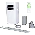 JSH Portable 3 in 1 Air Conditioner | Aircon, Dehumidifier, Fan | 5000BTU Covers 8m2 | Quiet & Energy Efficient | Sleep Mode | 2 Fan Modes | 24 Hour Timer | Remote Control