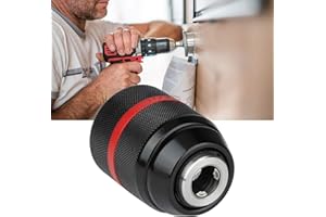 FTVOGUE Keyless Drill Chuck Self-Clamping Multi-Purpose Drill Chuck 1/2-20UNF Socket 1~13mm