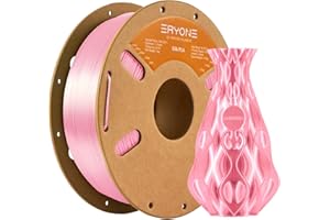 ERYONE Silk PLA Filament 1.75 mm, Filament PLA pour imprimante 3D, +/- 0,03 mm, 1 kg/Bobine, Rose