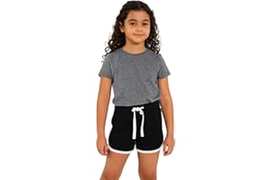 A2Z 4 Kids Girls Shorts 100% Cotton Dance Sports Trendy Fashion Summer Hot Short Lightweight Comfort Breathable Stylish Running Beach Shorts Tank Top Pants New Age 2-13 Years