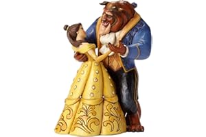 Disney Traditions, Figura de Bella y Bestia bailando de "La Bella y la Bestia", para coleccionar, Enesco