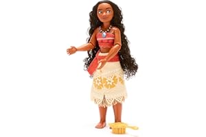Disney Store Poupée pour Enfants Vaiana, 26,5 cm, avec Brosse à détails moulés, Jouet entièrement articulé avec Tenue Classique, Convient aux Enfants de 3 Ans et Plus