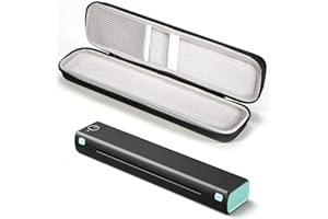 Itari M08F Stampante Portatile,Stampante Termica Supporto A4, Mini Stampante Portatile, Stampa Mobile Senza Internet e Inchiostro, Stampante Termica Portatile Compatibile con Telefoni e Laptop