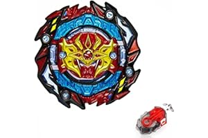 Ficho Battling Tops Spinning Top with Two-way Pull Wire Launcher Left and Right Rotation Novelty Toy Set Suitable for Boy's B-188, One Size