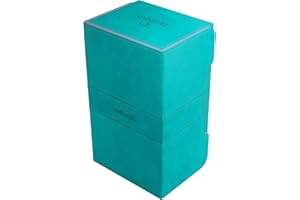 Gamegenic, Stronghold 200+ XL Exclusive Line Teal/Pink, jusqu'à 200 Cartes à Double Couche, Couleur : Turquoise/Rose