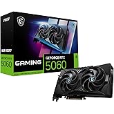 MSI NVIDIA GeForce RTX 5060 8G Gaming OC Carte Graphique - 8 Go GDDR6 (20 Gbps / 128 Bits), PCIe 5.0 - Twin FROZR 10 (2 Venti