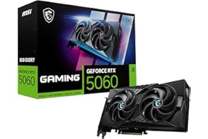 ‎MSI MSI GeForce RTX 5060 8G Gaming OC - 8GB GDDR7 (28Gbps/128-bit), PCIe 5, Boost: 2625 Hz, HDMI 2.1b, DisplayPort 2.1b