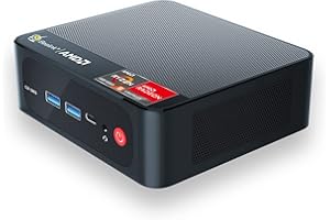 Beelink AMD Ryzen 5 5560U (6C/12T, fino a 4.0GHz), SER5 Mini Computer W11 Pro, 16G DDR4 RAM/1TB M.2 NVME SSD, Triple Displays, DMI, DP1.4, USB3.2, WiFi6, BT5.2