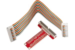 AZDelivery GPIO Breakout et Compatible Ribbon câble pour Raspberry Pi 3 / Zero / 2 / B + / A + A + y Compris Un eBook