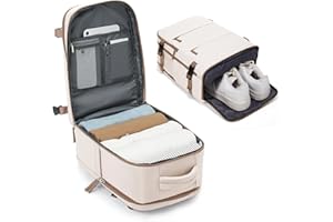 BJLFS Plecak podróżny Ryanair 40x30x20,duży plecak podróżny dla kobiet, torba kabinowa Easyjet 45x36x20 bagaż kabinowy na co dzień, wodoodporny plecak sportowy na świeżym powietrzu