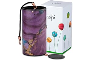 ‎DAYASA Zaphir Klangspiel Sufi mit Geschenkverpackung | Windspiel Geschenk - Chimes für Yoga, Kinder und Meditation in Lila