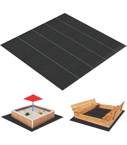 Sandkasten-Abdeckplane Mit Kordelzug – Wasserdicht & Staubdicht – 150x150 Cm, Schwarz