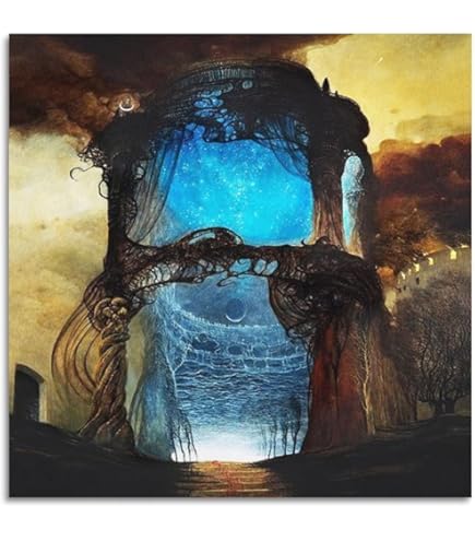 Zdzislaw Beksinski 'Futurism Surrealistic Baroque Gothic Art