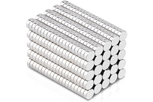 FPMYB 500PC Imanes de Neodimio 4x1.5 mm, Imanes Pequeños Redondo Mini Imanes Neodimio para Frigorífico, Pizarras Blancas, Fotos, Notas, Pizarra Magnética, Manualidades, Oficina Pinboard