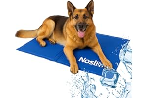 Nosli Mata chłodząca dla psów i kotów – idealna ochrona przed wysoką temperaturą dla zwierząt domowych – mata chłodząca samochłodząca w różnych rozmiarach/morska niebieska XL