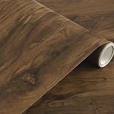 Waddllcor Faux Wood Grain Contact Paper Self Adhesive Vinyl Self Adhesive Shelf Liner Drawer Furniture Countertop Cabinet Sti