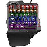 Rampage MIRACLE K1 Siyah USB Led Işıklı Q 35 Tuşlu Multimedya Mini Gaming Oyuncu Klavyesi