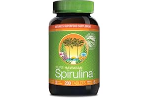 Nutrex Hawaii, Pure Hawaiian Spirulina, 500mg, 200 Vegan Tablets, Gluten Free, Soy Free, Vegetarian
