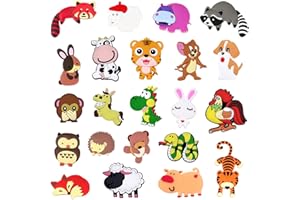 Magnesy na lodówkę, Forreen 22 szt. Magnesy na lodówkę dla dzieci śliczne 3D silne słodkie Muliticolor magnesy na lodówkę do nauki przedszkolnej, dekoracja lodówki