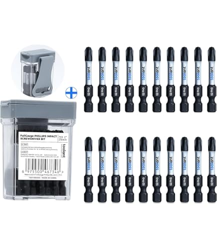10 X Rennie Tools 100mm Long PZ2 Impact Screwdriver Driver Bits Set - View #4
