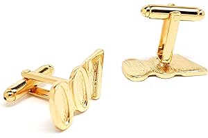SHOPIYAL Superhero SUPERMAN Cufflinks Cuff Buttons Set with Velvet Pouch Bag | Men's Jewellery Jewelry Retro pattern Shirt Cufflinks French Cuff Nails