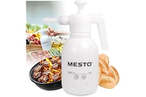 MESTO Food Drucksprüher 1,5L | Lebensmittel Sprühflasche | Sprüher für Lebensmittelkontakt | Ideal zum Smoken & Befeuchten von Grillgut