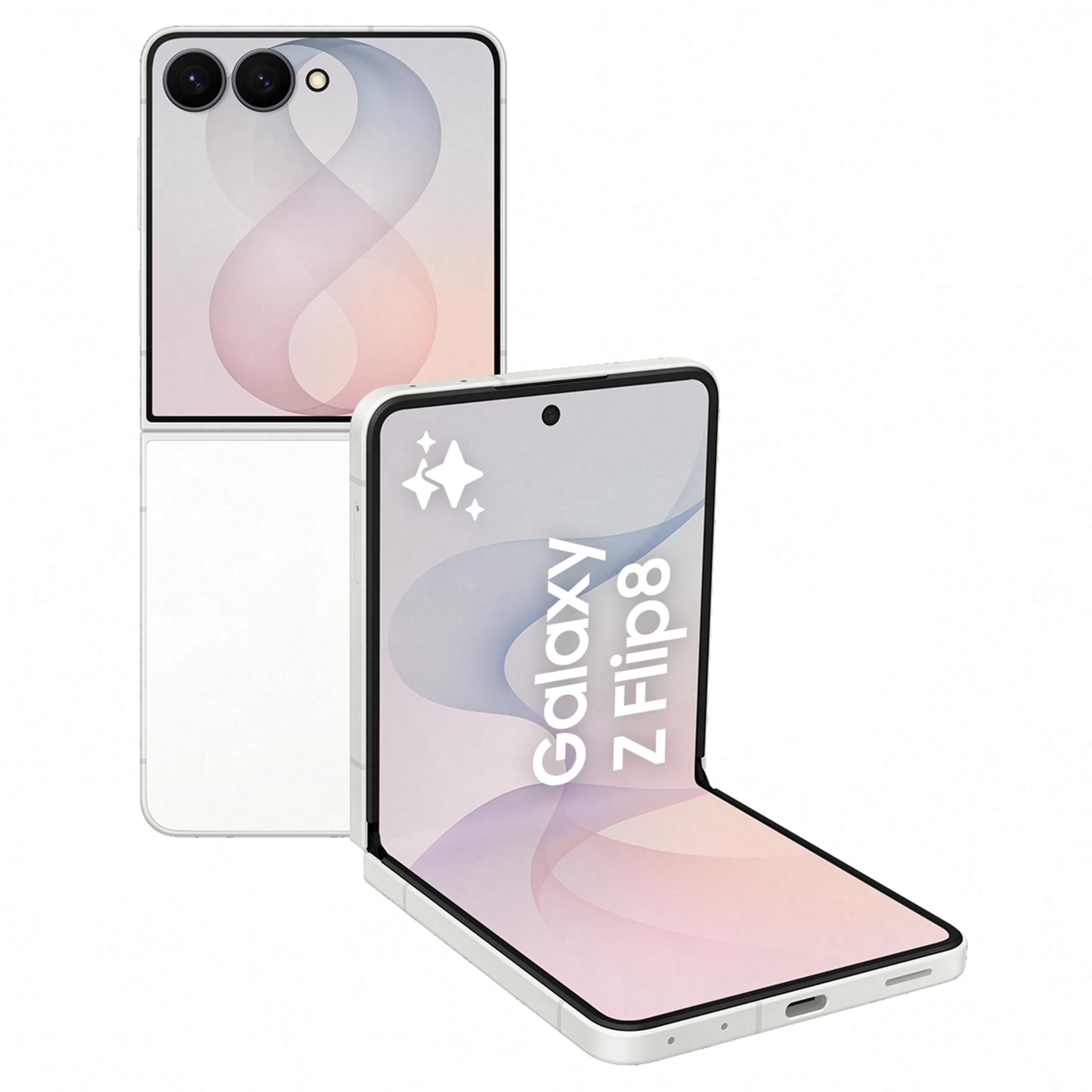 Samsung Galaxy Z Flip8 Krem, 256 GB Depolama, Eller serbest Selfie Kamera, Now Brief, Photo Assist, Kişiselleştirilmiş FlexWindow, 4.300 mAh Pil, 12 GB RAM (Samsung Türkiye Versiyonu)