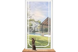 EARRCK Fliegengitter für Katzen, verstärktes Netz für neue Katzen, hält Haustiere drinnen und frisch, kratzfest